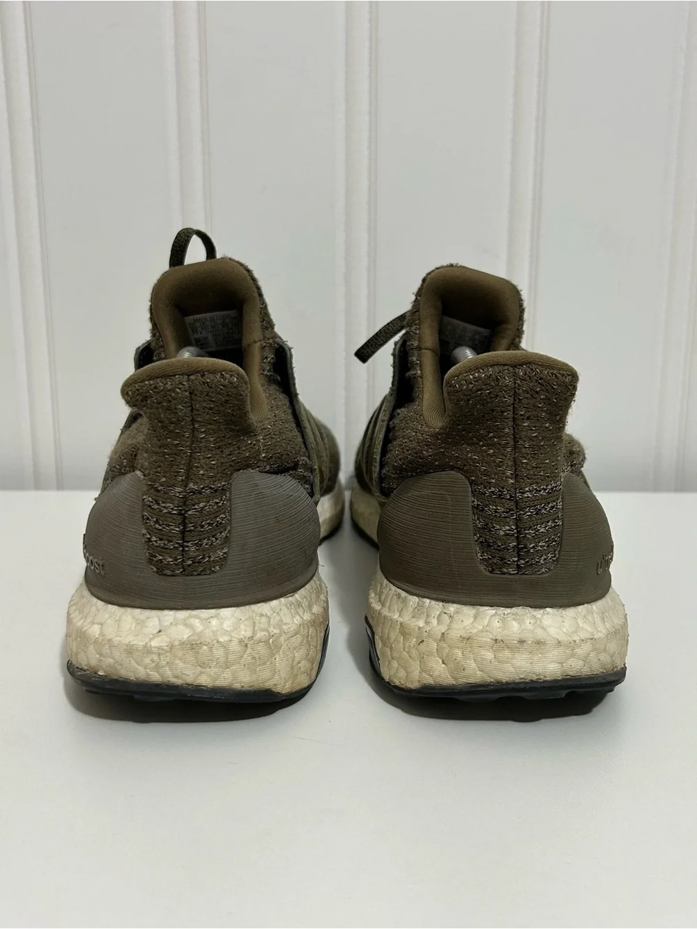 adidas Men’s UltraBoost Running Sneakers - Olive green